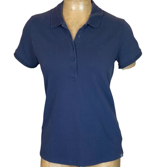 Eddie Bauer Outdoor Navy Blue Polo Shirt Sz M #347L - Picture 2 of 8